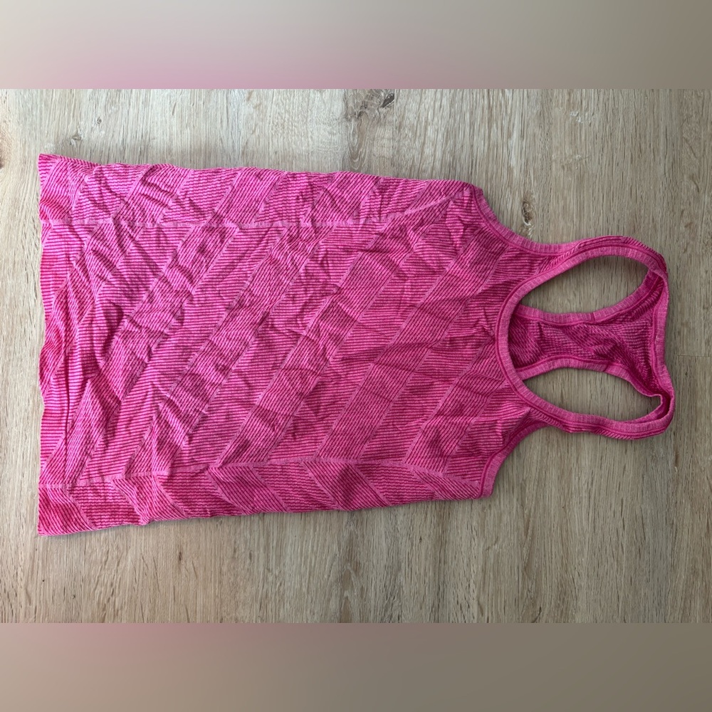 Lululemon Pink Workout Tank Tops